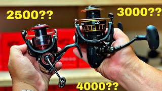 The Truth About Spinning Reel Sizes 2500 vs 3000 vs 4000 [upl. by Bbor]