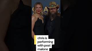 Morgane Stapleton wife of Chris Stapleton matching on the red carpet [upl. by Honoria]