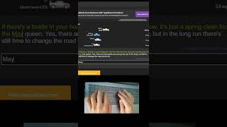 154 WPM Typeracer typeracer fasttyping speedtyping typist typing [upl. by Perrine177]