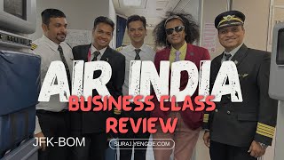 Air India Review New York To Mumbai Business Class by Suraj Yengde [upl. by Northrop625]