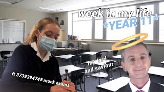 WEEK IN THE LIFE OF A YEAR 11 so many mock exams [upl. by Conrado]