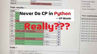 CP using Python 😨🥶😱 [upl. by Codi]