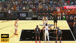 NBA 2K25 Ultra Realistic Graphics Gameplay  Spurs vs Suns PS5PCXbox Series x [upl. by Tella]