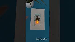 DIY “Firefly in a jar” interactive card Easy and fan paper electronics project for beginners [upl. by Stulin276]