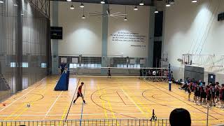 2024 B Div Nationals Quarter Finals  FMSS vs XMS  02  set 1 [upl. by Christiana]