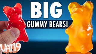 Big Gummy Bears are 18 times larger than regular gummi bears [upl. by Nomad727]