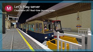 Minecraft Transit Railway  LPS Chuncheon LRT Passengers View Realtime [upl. by Tracey915]