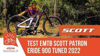 Scott Patron eRIDE 900 Tuned 2022 il test della eMTB [upl. by Acilejna]