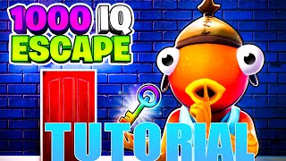 1000IQ Escape All Levels Fortnite Tutorial [upl. by Lundell478]