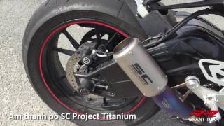 BMW S1000RR SCProject CRT VS Stock GrantTuan [upl. by Arten506]