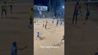 Rally 😱powerful spike and finishing 😲Difence 😳 volleyball volleydonor volley shorts viral [upl. by Acirdna]