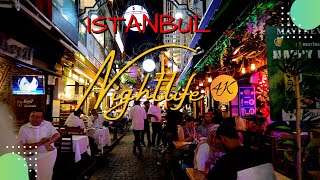 nevizade geceleri Nightlife Istanbul Nights  Nevizade Sokak Live music [upl. by Iharas224]