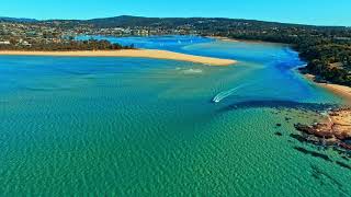 Merimbula NSW South Coast Drone Video [upl. by Nemraciram999]