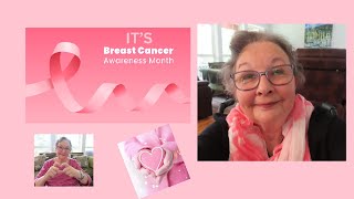 ITS BREAST CANCER AWARENESS MONTH MY CANCER STORYAGAIN AND NEW DRUGS [upl. by Millburn]