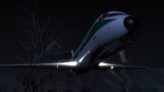 Alitalia Flight 404  Crash Animation [upl. by Kowtko171]