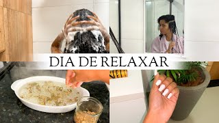 Spa day relaxante cabelo pele unha água saborizada  Spa day caseiro real  Gabriela Valério [upl. by Philbin]