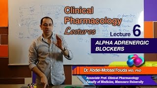 Autonomic Pharmacology Ar  Lec 06  Alpha adrenergic blockers [upl. by Ditzel]