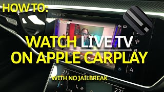 How To Watch Live TV On Any Apple CarPlay System [upl. by Enimsay]