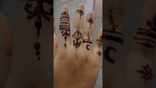 Finger mehndi design mehndidesign hennadesign hennatattoo [upl. by Neleag607]