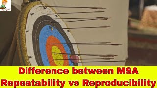 Difference between Repeatability vs Reproducibility  MSA  core tools LWMRM coretools msa [upl. by Larual942]