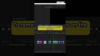 Remove or delete empty space on timeline easily in Adobe Premiere Pro [upl. by Damas383]