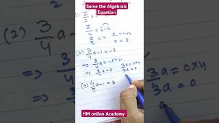 Solving equationssolving algebraic equationsalgebraic solutions [upl. by Ademordna159]