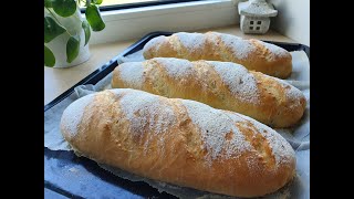 Homemade Bread for Beginners  Easy Recipe [upl. by Cerell]