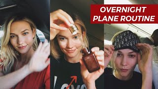 Get UnReady With Me  Overnight Plane Routine  Karlie Kloss [upl. by Crean]