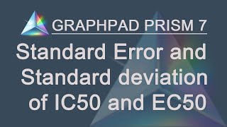 How to calculate the Standard Error and Standard Deviation of IC50EC50 [upl. by Darell]