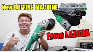 UNBOXING my new BUFFING MACHINE from LAZADA l LEGIT hindi ako na SCAM haha [upl. by Hokanson]