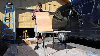 So Much Progress  This VANventure Episode 3 Floor amp Bed Frame [upl. by Biddle]