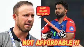 IPL Update  AB De Villiers says RCB won’t try to get Rishabh Pant in IPL 2025 auction [upl. by Enineg763]