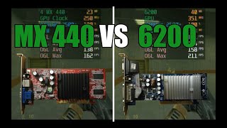 GeForce4 MX 440 vs GeForce 6200 Test in 11 Games No FPS Drop Capture Card [upl. by Martres]