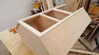 Making A Corner Cabinet  Kitchen Cabinet [upl. by Luaped36]