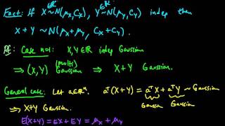 PP 610 Sum of independent Gaussians [upl. by Stempson]