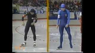 Winter Olympic Games Calgary 1988  500 m Rothenburger  Hashimoto [upl. by Secundas]