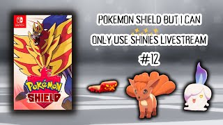 Motostoke Gym FULL ODDS shiny hunting  Pokemon Shield but I can only use SHINIES stream 12 [upl. by Havstad]