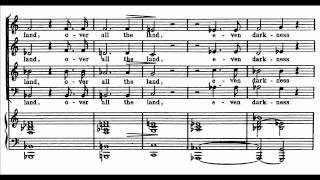 Handel  Israel in Egypt  N 8 He sent a thick darkness coro  score [upl. by Atiniv]