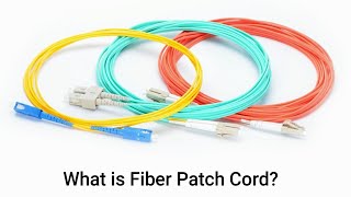 What is Fiber Patch Cord？ [upl. by Farleigh]