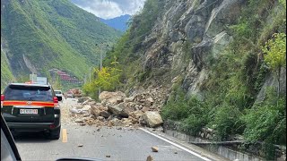 68 magnitude earthquake in China leaves 21 dead triggers landslides l ABC7 [upl. by Schroeder644]