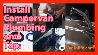 Plumb Campervan Sink and tap in 3 hours [upl. by Dupuis]