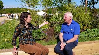 Discover Hilliers feature garden A Woodland Escape from BBC Gardeners World Spring Fair 2024 [upl. by Cindelyn]