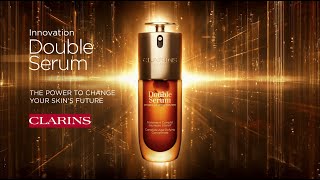 Clarins Double Serum  The Power to Change your Skins Future [upl. by Navek]