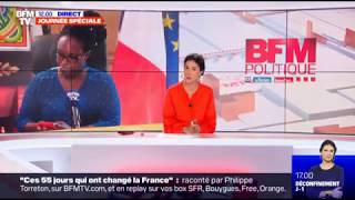 Sibeth Ndiaye fume sa cigarette en direct [upl. by Ilatfan]