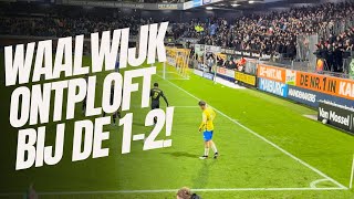 WAALWIJK ONTPLOFT BIJ DE 12  RKC Waalwijk  Feyenoord [upl. by Sirotek]