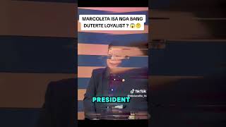 Marcoleta loyal nga ba kay President Duterte 👊👊👊💚💚💚 [upl. by Anirbac]