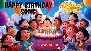 Happy Birthday Song  Normal Beat  Sing Along Celebration  shorts subscribe [upl. by Ciri]