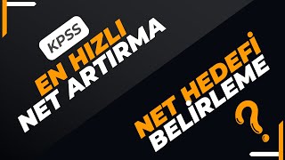 KPSS NASIL ÇALIŞILIR  NET HEDEFİMİZ KAÇ OLMALI  EN HIZLI NET ARTIRMA  DKAB  ÖABT  KPSS [upl. by Dorran356]