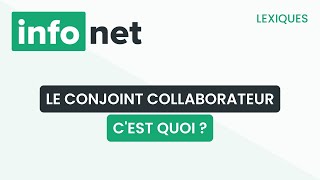 Le conjoint collaborateur cest quoi  définition aide lexique tuto explication [upl. by Norrad]