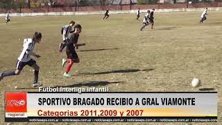 SPORTIVO BRAGADO RECIBIO A GRAL VIAMONTE [upl. by Nollahp619]